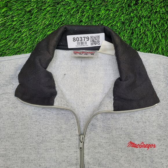 Vintage 90s McGregor Fleece Zip Jacket Womens M/L 20x23 Logo - Picture 11 of 14